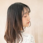 ウェットヘア顔周りレイヤーゆるふわカールエアリーミディX大宮