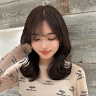 ブリーチなし透明感カラーフェイスレイヤーくびれヘア【肥田】