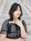 エアリー感漂う。韓国風レイヤースタイル