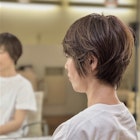 大人マッシュショート+白髪ぼかし+生コラーゲントリートメント