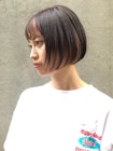 綺麗なボブ×インナーカラー◎