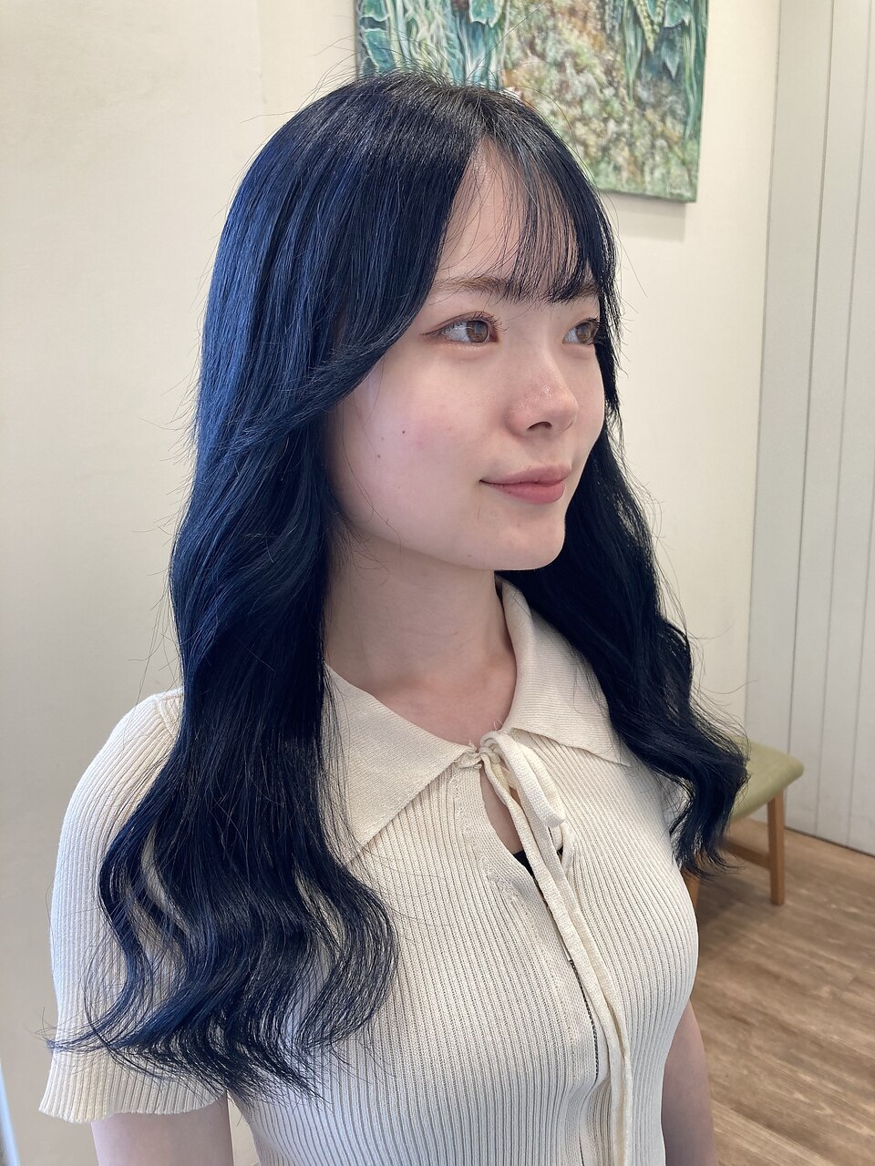 色落ちも可愛いネイビーカラー！　【村田】