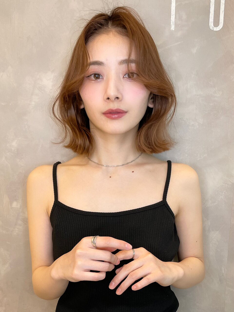切りっぱなしボブ 美髪似合わせカット くびれボブ M0712