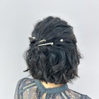 ハーフアップ/ショートボブ