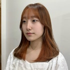 フェイスフレーミング/オレンジカラー/オレンジブラウン/表参道