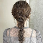 玉ねぎヘアMIX編みおろし