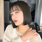 タイトなミニボブで透明感溢れるキレイめナチュラル