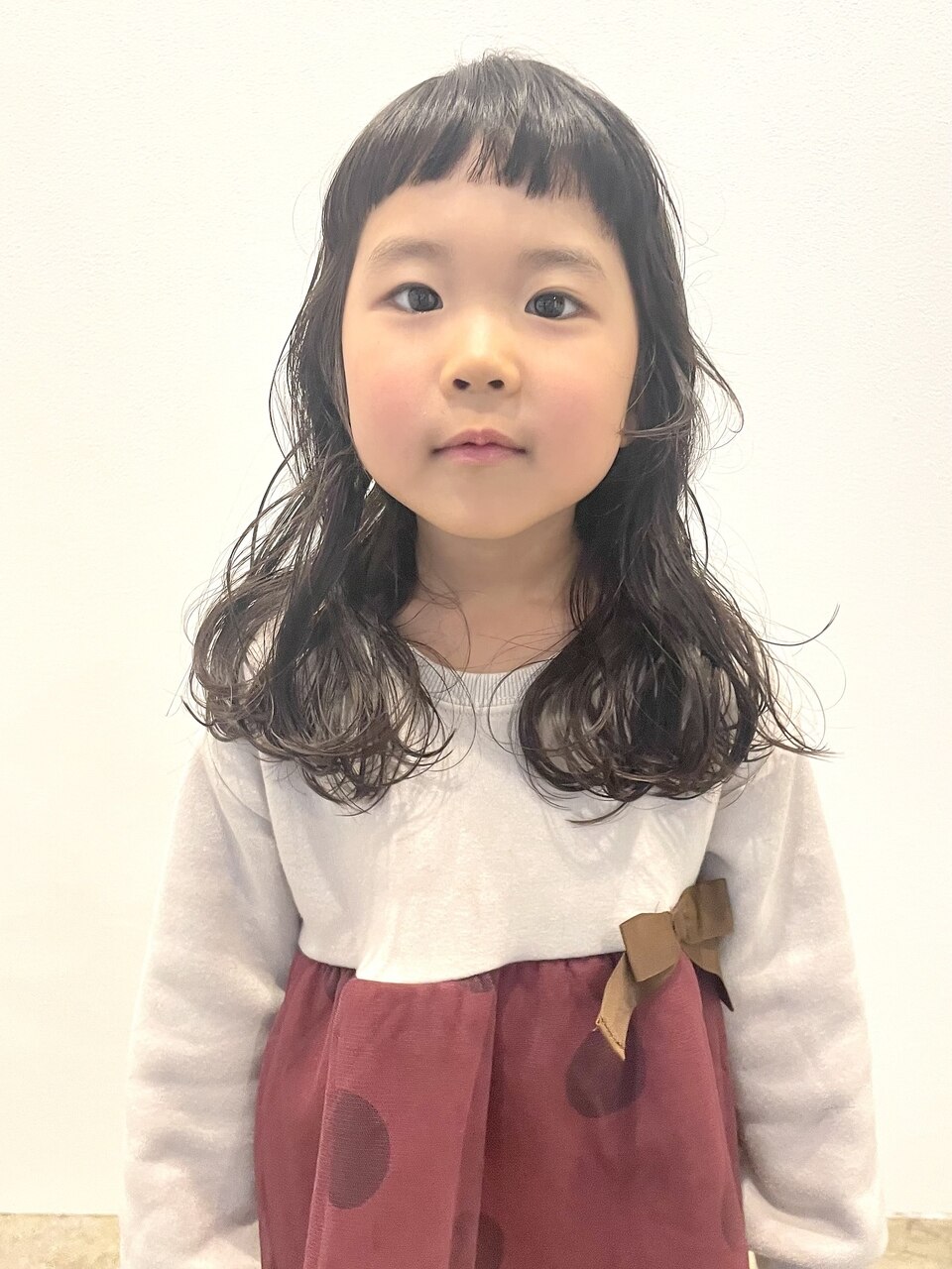 【中井千佳】キッズカットオン眉ロング♪
