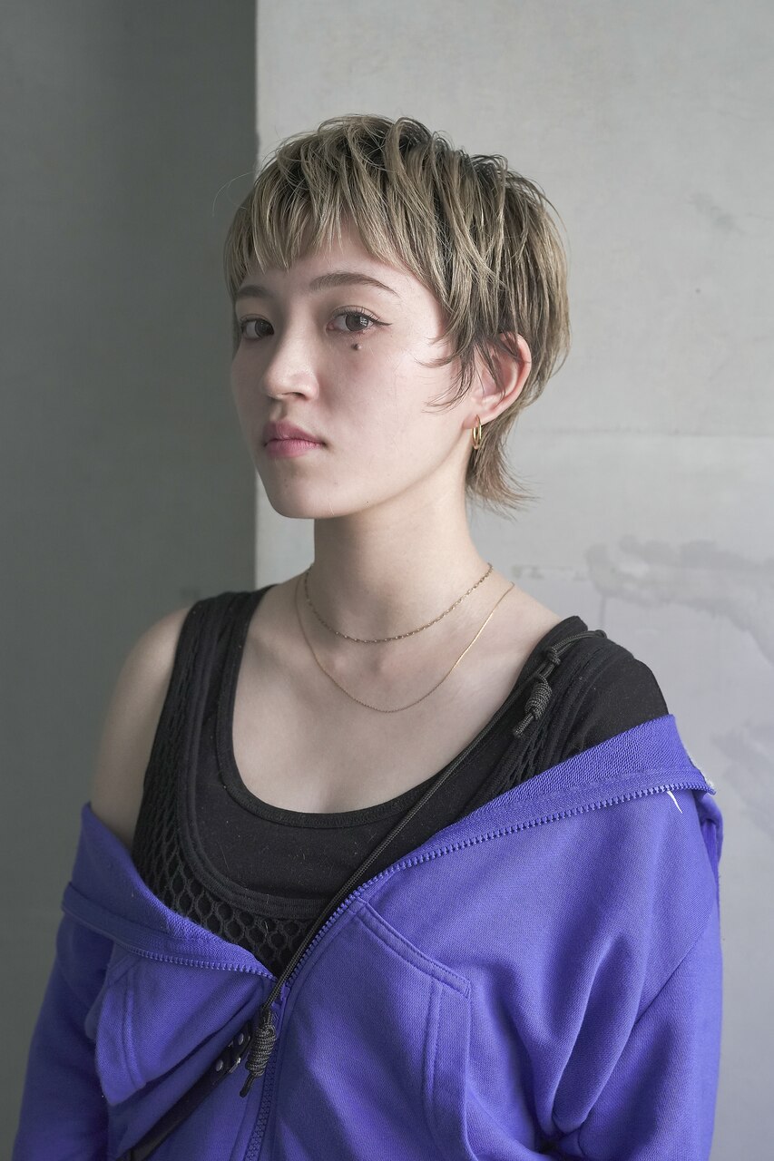 【MAAAAAC】マレットベージュショート