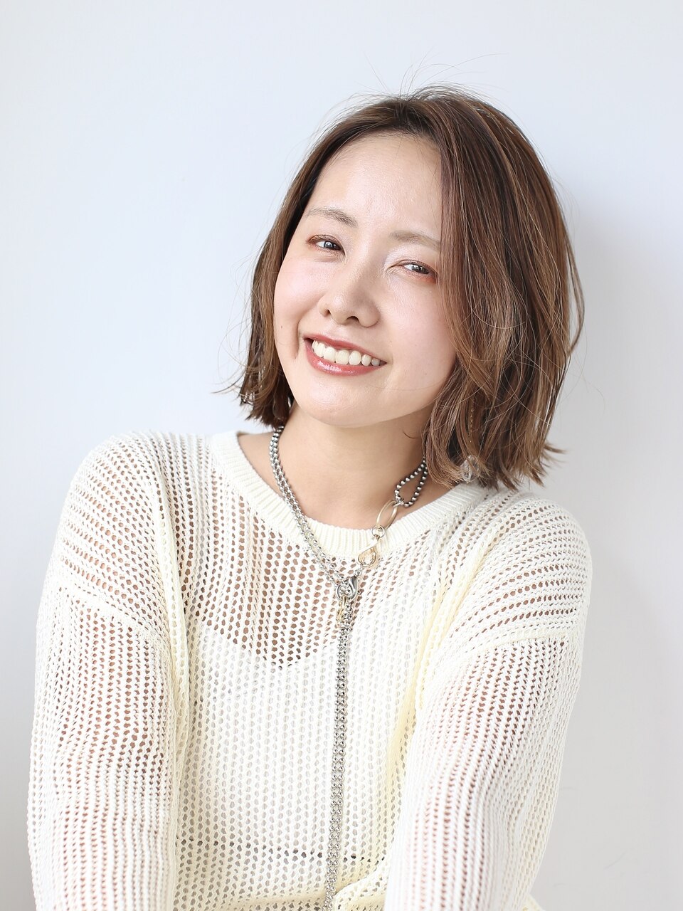 大人女性のナチュラルハイライト