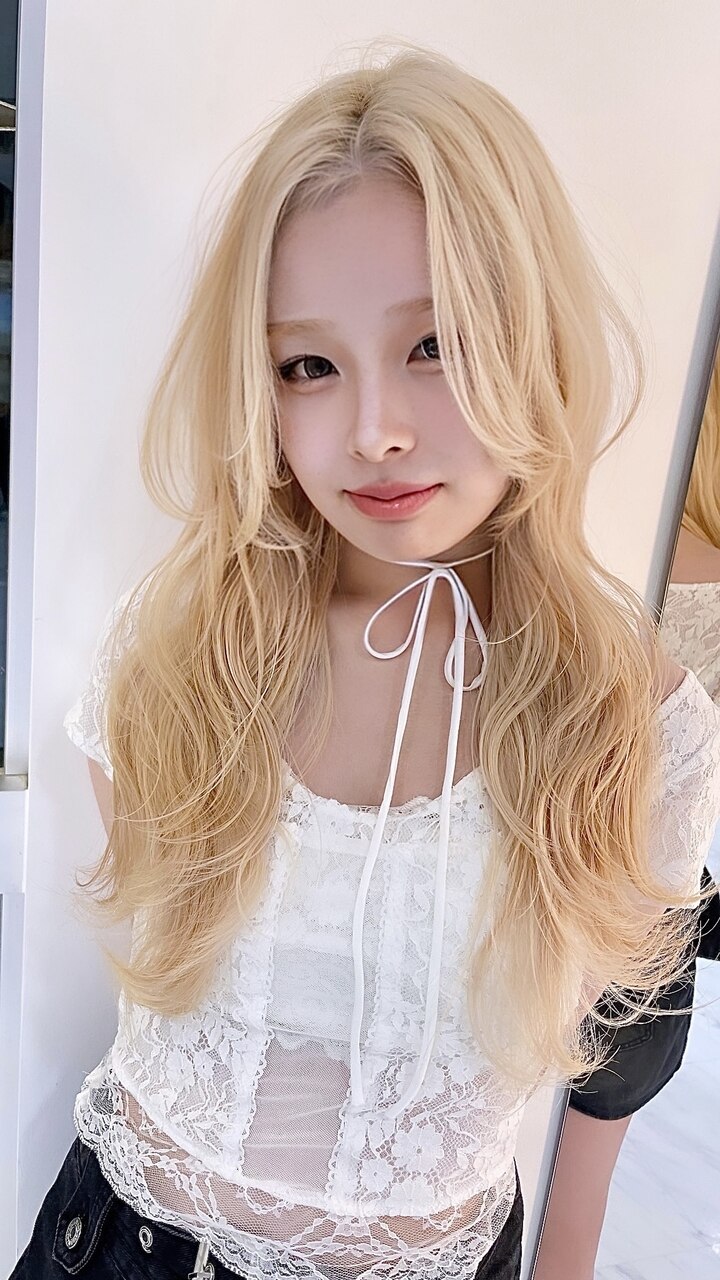 【MONA】プラチナブロンドカラー