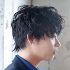 脱力系無造作質感 プチスパイラルマッシュウルフ