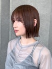 ◇ボブ 縮毛矯正 顔周りカット 表参道 髪質改善