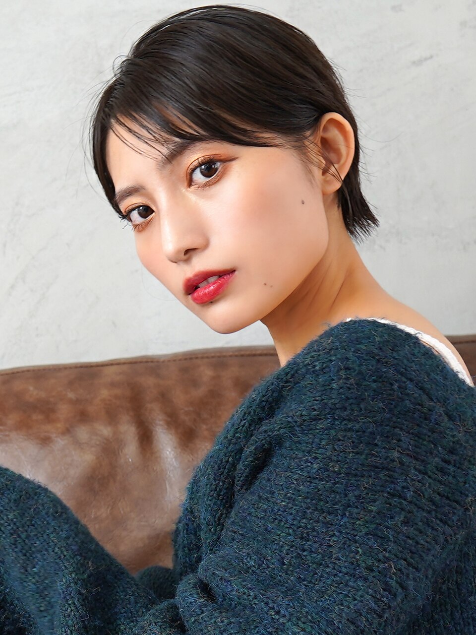 【La fith】丸みショート×オリーブブラウン