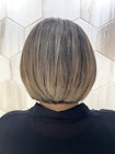 【白髪ぼかし】ハイライト/バレイヤージュ/ボブ/ショートボブ