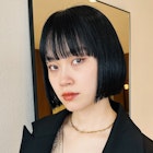 ボブ/姫カット/ レイヤー/ブルーブラック