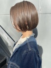 NUDEミニボブ前下がりボブ切りっぱなしボブ丸みボブ内巻きボブ