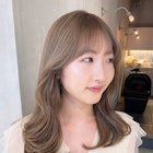 レイヤーカットニュアンスカラーホワイトピンク_79550