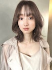 【PARK】くびれロブ×ラベンダーベージュ