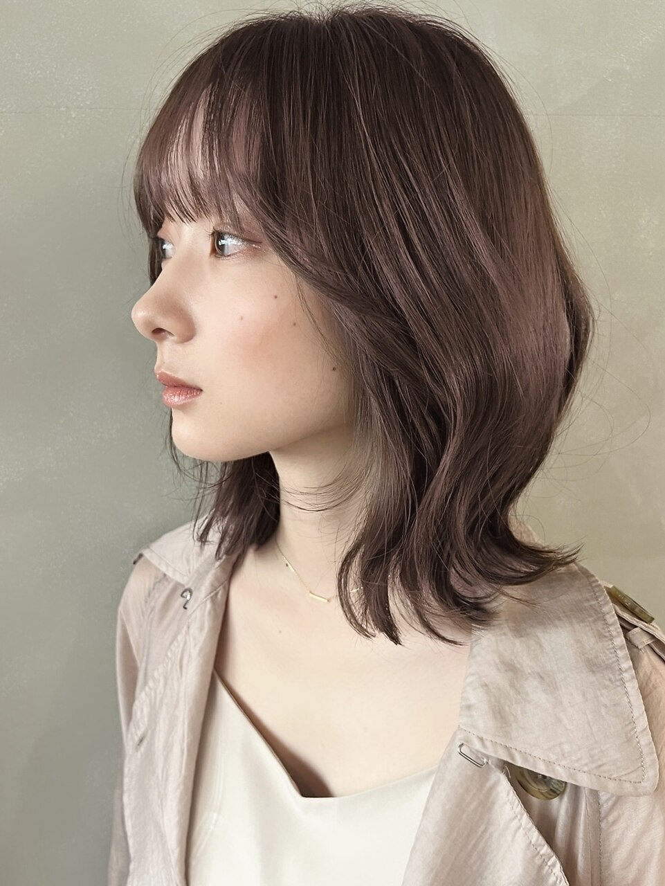 【PARK】くびれロブ×ラベンダーベージュ