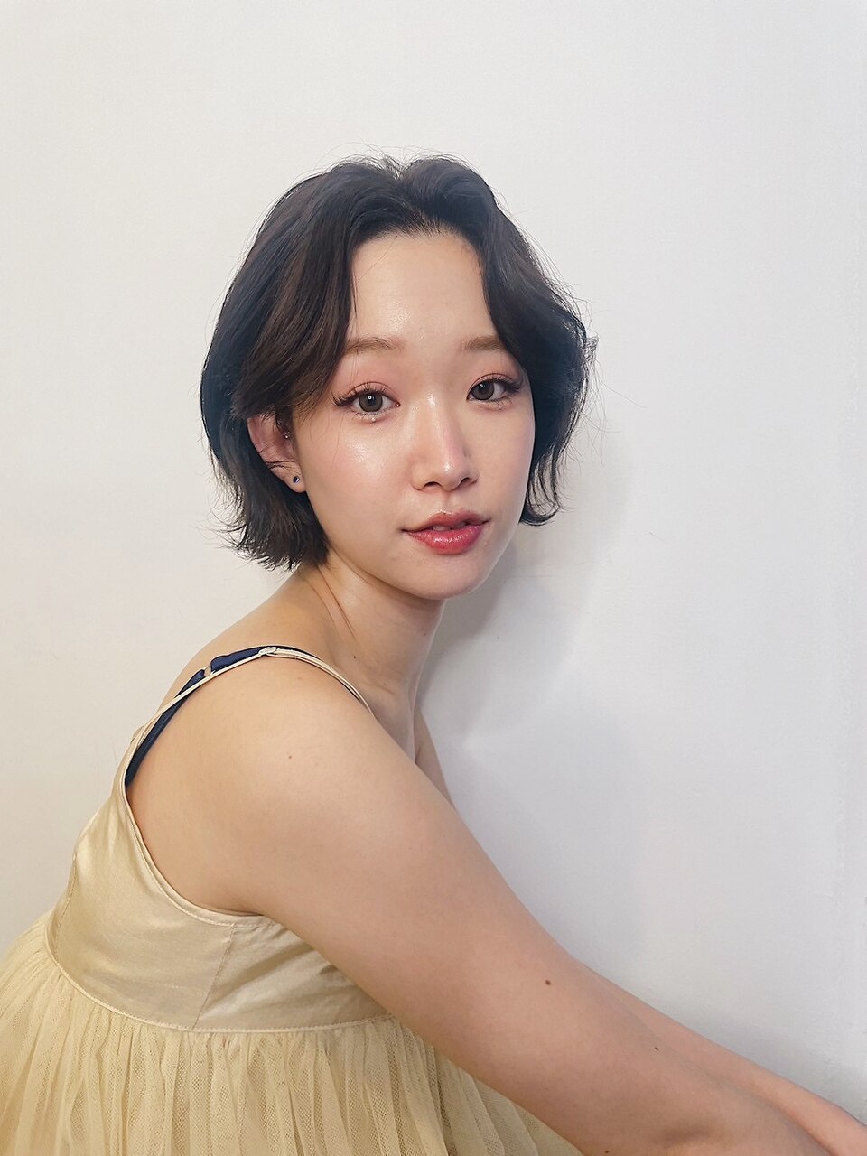 韓国ヘアくびれボブヘア外ハネボブ