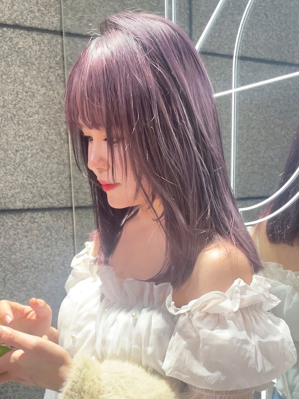 【Ann】lavender grey モテ髪◎