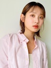 耳かけボブ 似合わせ小顔カット 大人かわいい オリーブベージュ