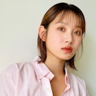 耳かけボブ 似合わせ小顔カット 大人かわいい オリーブベージュ