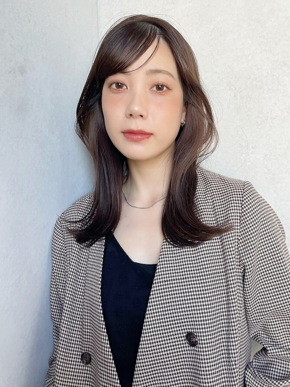 【韓国スタイル】くびれスタイル×グレーベージュ