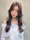 ショコラブラウン×韓国風ゆる巻スタイル