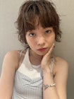 パーマウルフパーマショートウルフパーマオン眉パーマショート