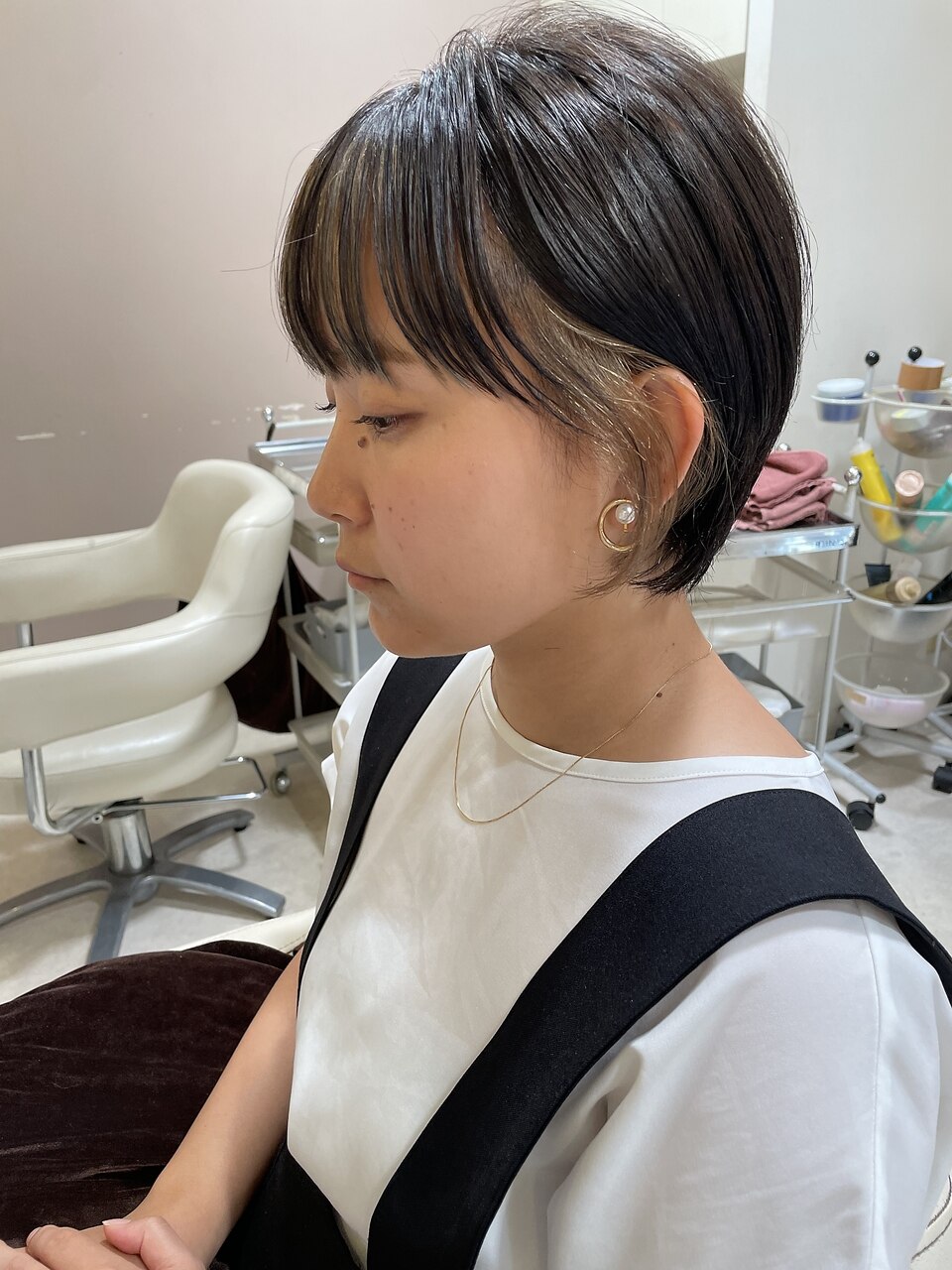 インナーカラーショート