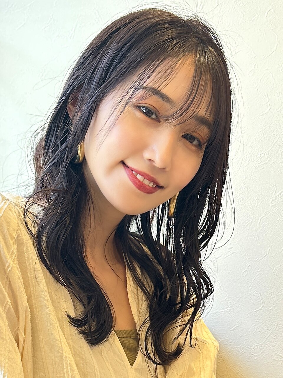 アッシュブラウン×大人かわいいセミディ