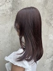 大人な艶ダークピンクブラウンヘア【RISA】