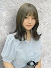 ワンカラーで出来るブリーチ無しオリーブベージュ