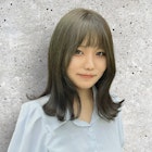 ワンカラーで出来るブリーチ無しオリーブベージュ