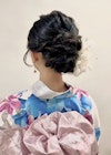 アップヘア ヘアセット ふわふわ お呼ばれ 結婚式 表参道