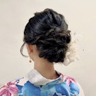 アップヘア ヘアセット ふわふわ お呼ばれ 結婚式 表参道
