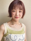 旬なスタイル/顔まわりレイヤーミニボブ