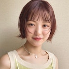旬なスタイル/顔まわりレイヤーミニボブ