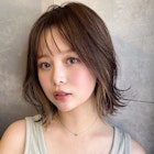 フェザーバング外ハネボブインナーカラー レイヤー 表参道 A0801