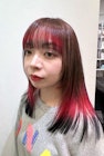 エンドカラー×顔まわりウルフ