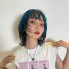 レイヤーボブ/アンブレラ/ターコイズブルー