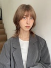 外国人のような透明感が人気のミルクティーベージュカラー
