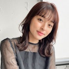 レイヤーカットくびれミディアムエアリーカールワンカールパーマ