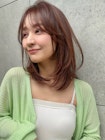 ふわっとしたエアリーな質感はレイヤーカットのおかげ