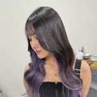 肩上ボブからシールエクステ80本でロングに【平本】