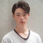 カルマパーマベリーショートダークアッシュニュアンスパーマ