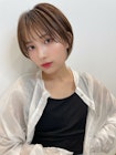 マッシュショート 似合わせカット 顔まわり t86