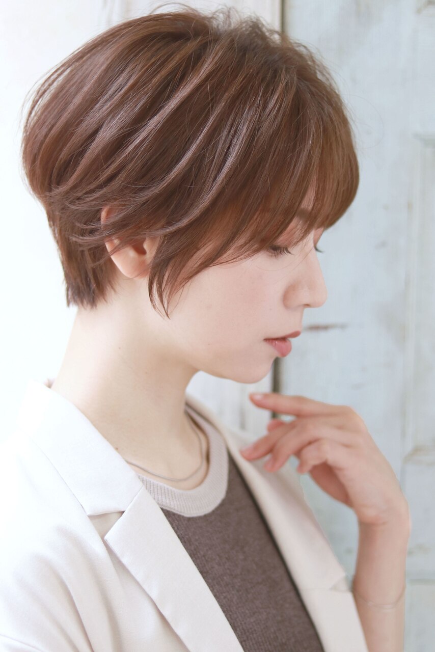 大人ハンサムひし形ショート